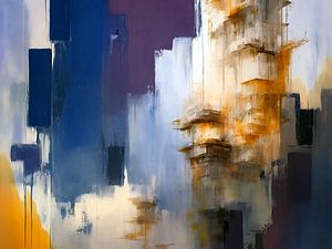 Disordered Orange And Blue