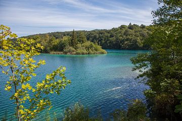 Plitvice Kroatië nationaal park turquoise water van Leontien Adriaanse
