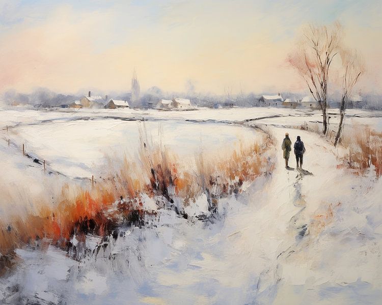 Landscape Winter 30940 by Eye catching paintings