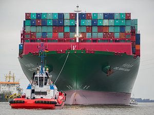 2016-02-06 Containerschiff CSCL Indian Ocean