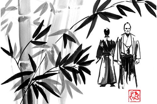 ontmoeting in het bos