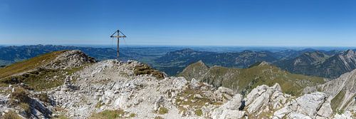 Summit view from the Big Thumb into the Illertal by Walter G. Allgöwer