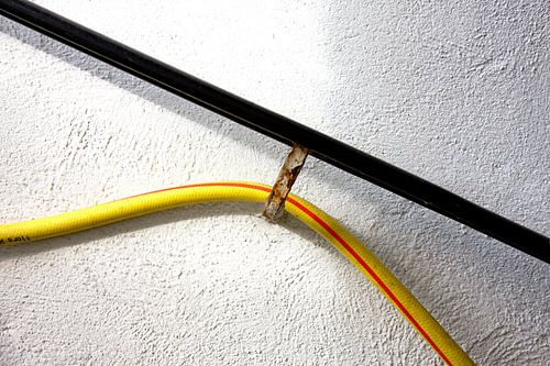 Waterslang wand leuning