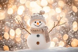 Snowman winter magic by Poster Art Shop