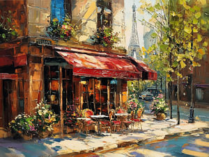 Kleine Bäckerei in Paris