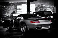 Porsche 911 turbo Cabrio type 997.1 in speciaal zwart-wit van aRi F. Huber thumbnail