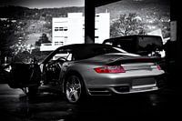 Porsche 911 turbo Cabrio type 997.1 in special black & white