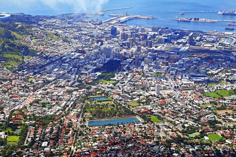 Blick über Kapstadt, Südafrika von W. Woyke