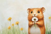 The Hamster and the Dandelion #2 by Ralf van de Sand thumbnail