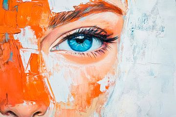 A moment of colour - expressive and clear by Poster Art Shop