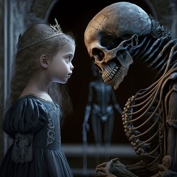 Death and his little princess by Denny Gruner