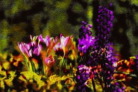 PEINTURE NUMÉRIQUE : LE PRINTEMPS ARRIVE
