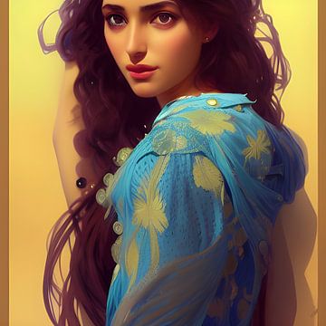 Arabic Beauty Artwork by PsyBorgArt