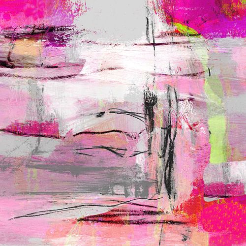 Farbgesang Geometrisch 4 von Claudia Gründler