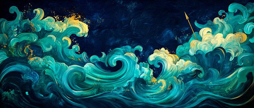Wave pattern by Poster Art Shop