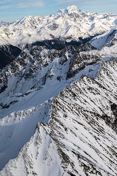 Mont Blanc from the air by José IJedema