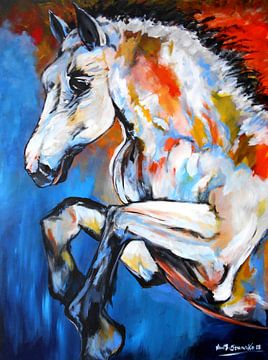 Stallion Horse van Eberhard Schmidt-Dranske