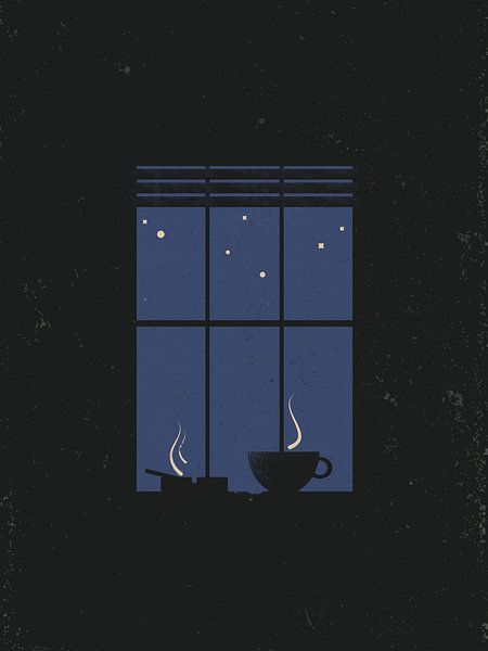 Mitternachtskaffee von Vision Grasp Art