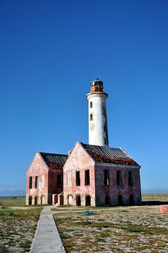 Vuurtoren op klein Curacao