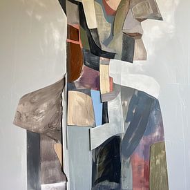 Man abstract van Bert Nijholt