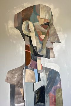 Mann abstrakt von Bert Nijholt
