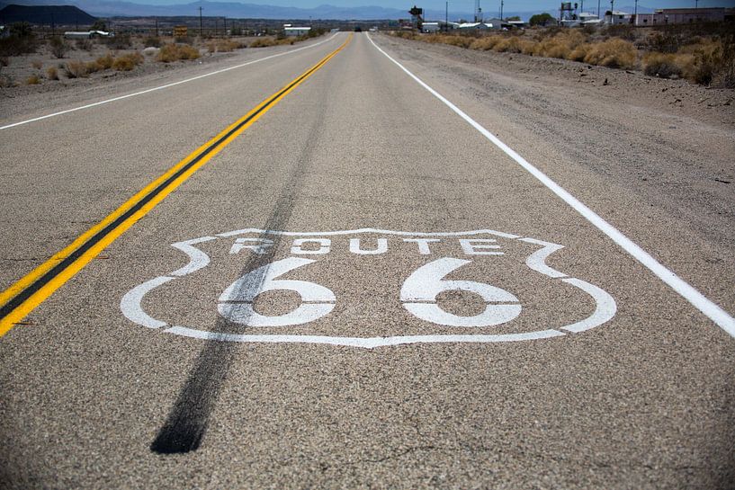 Logo Route 66 2 by De wereld door de ogen van Hictures