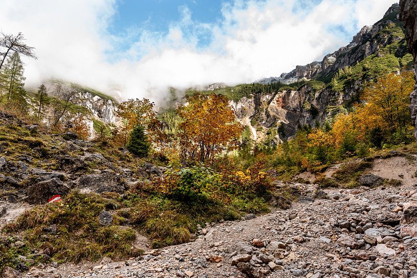 Paysage de montagne automnal Autriche par Esmé Gernette