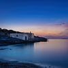 Evening in lonely bay on Greek Kythira by Michel Seelen