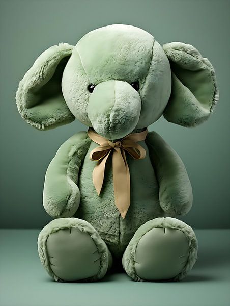 éléphant vert par PixelPrestige