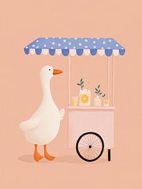 Goose Lemonade Stand – Whimsical Summer Market by StudioRemier