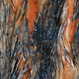Abstracte natuur van Nick Holland