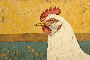 Weißes Huhn