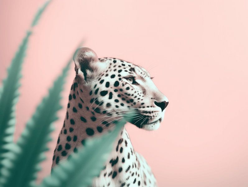 Panther | pastel | fine art by Eva Lee