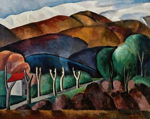 Moïse Kisling - Céret, Blick auf den Canigou (1913)