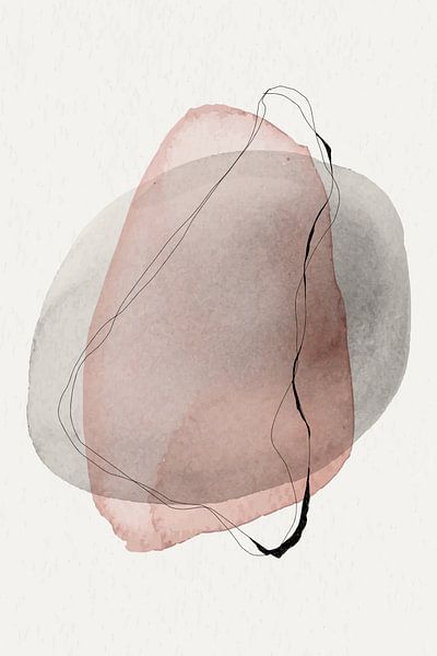 Aquarell Einfache Güte Nr. 1 von Pim Haring