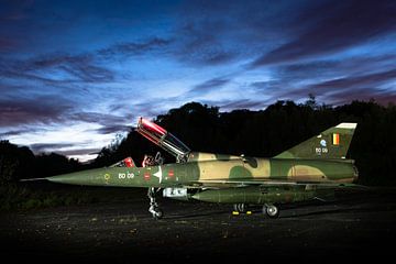 Kampfjet bei Sonnenuntergang von KC Photography