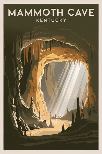 Mammoth Cave, Kentucky von Poster Art Shop