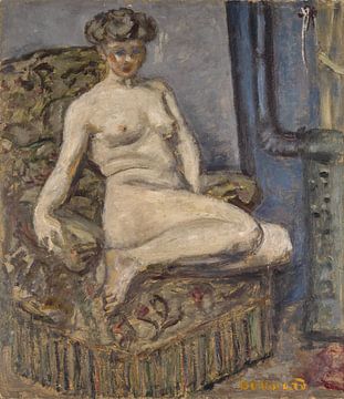 model in fauteuil, Pierre Bonnard, ca 1905 van Atelier Liesjes