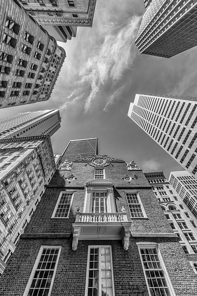 BOSTON Old State House | Monochrom von Melanie Viola