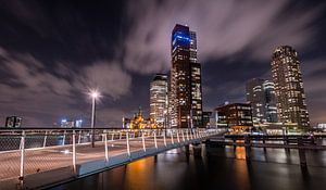 Abendfoto Kop van Zuid aus Katendrecht