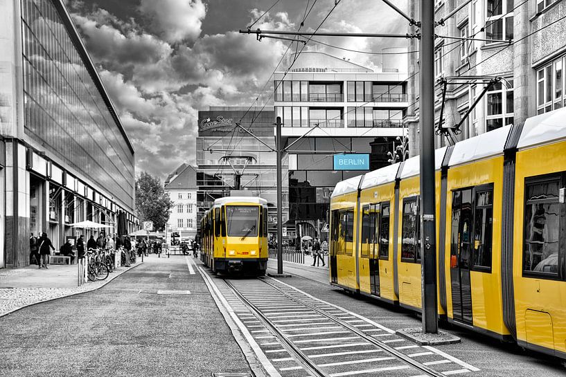 Berlin Alexanderplatz Strassenbahn par Joachim G. Pinkawa
