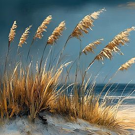 Landschap-Beach-Sea-Coast van Manipulatiemelodie