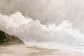 Die Küste im Nebel von Thea