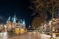 Curfew in Amsterdam - Nieuwmarkt with De Waag by Renzo Gerritsen thumbnail