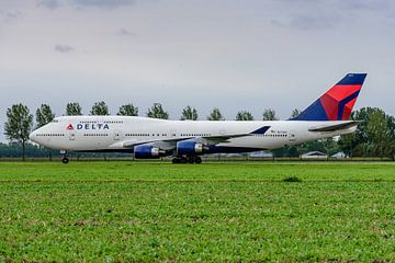 Boeing 747-400 de Delta Airlines. sur Jaap van den Berg