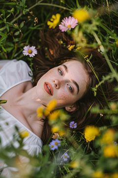 La magie des fleurs au soleil sur Poster Art Shop