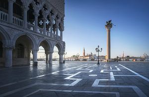 Markusplatz und Dogenpalast. Venedig