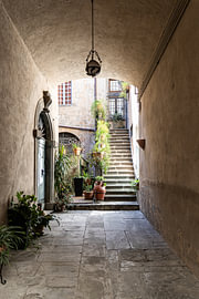 Straßenansicht in Orvieto (Umbrien, Italien)
