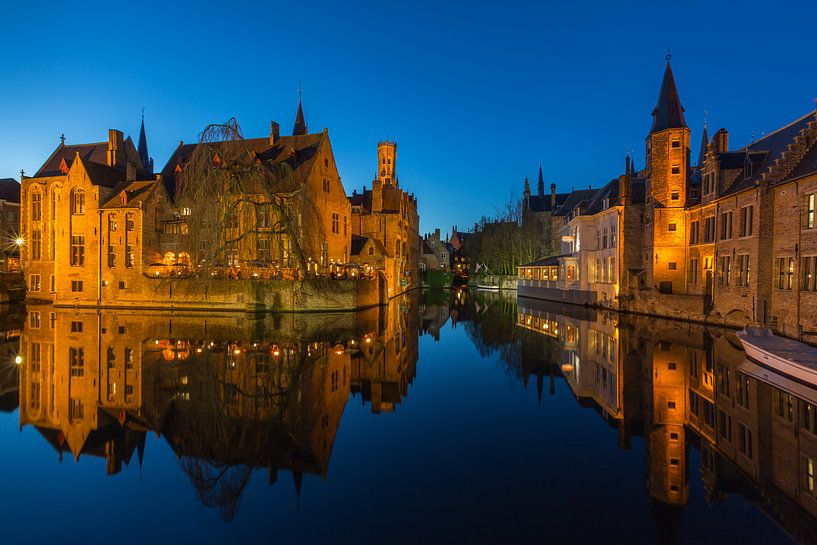 Le quai des rosaires à Bruges, Belgique par Nele Mispelon
