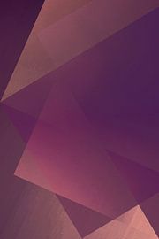 Neon art. Colorful minimalist geometric abstract gradient in purple and brown by Dina Dankers